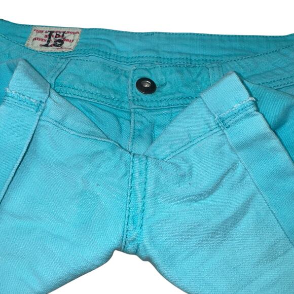 1st Kiss Denim Shorts Womens Small Distressed Rolled Cuff Casual Summer SEA21993 - Picture 11 of 16
